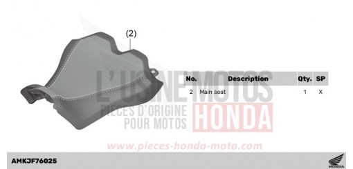 KIT,MAIN SEAT(ALCANTARA) CB1000RAP de 2023